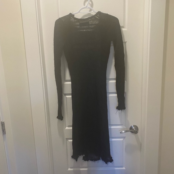 TALULA - black mohair cardigan - Picture 2 of 11